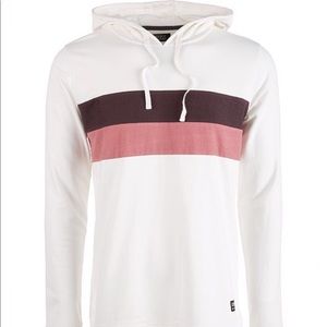 NWT Men’s Hudson Stripe French Terry Hoodie LARGE